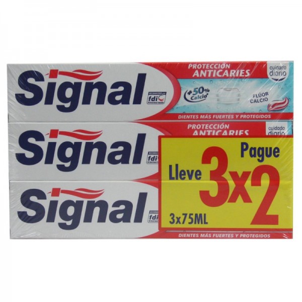Signal dentífrico  anticaries 3x75ml
