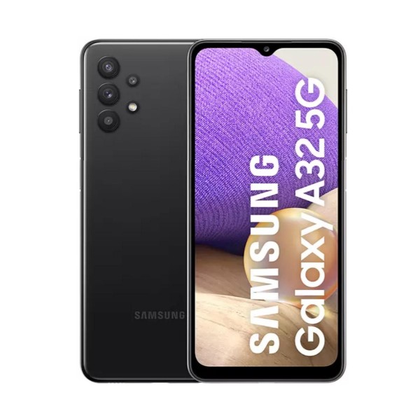 Samsung galaxy a32 negro móvil 5g dual sim 6.5'' lcd hd+ octacore 64gb 4gb ram quadcam 48mp+8mp+5mp+2mp selfies 13mp