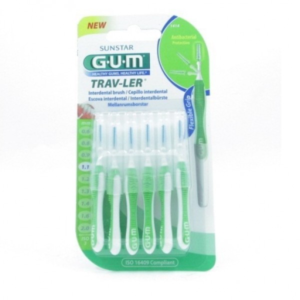 GUM Cepillo Interdental Travler 1414 1,1