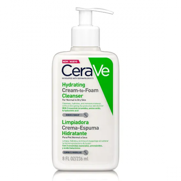 Cerave Limpiador Crema Espuma Hidratante 236 ml