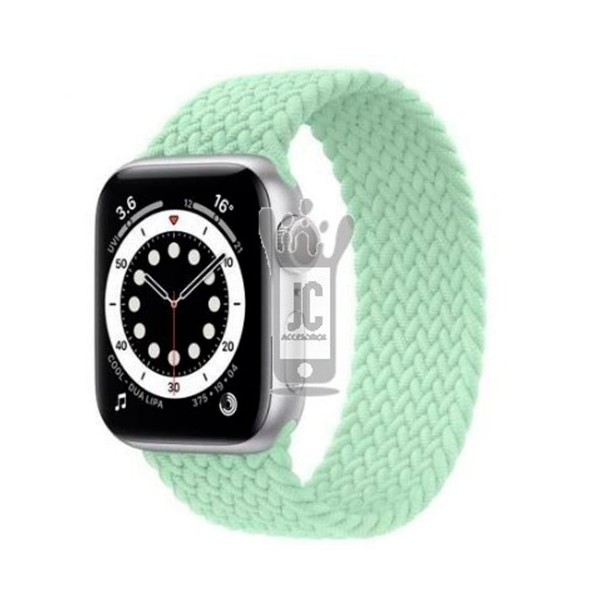 Jc correa apple watch 40 tela trenzada verde