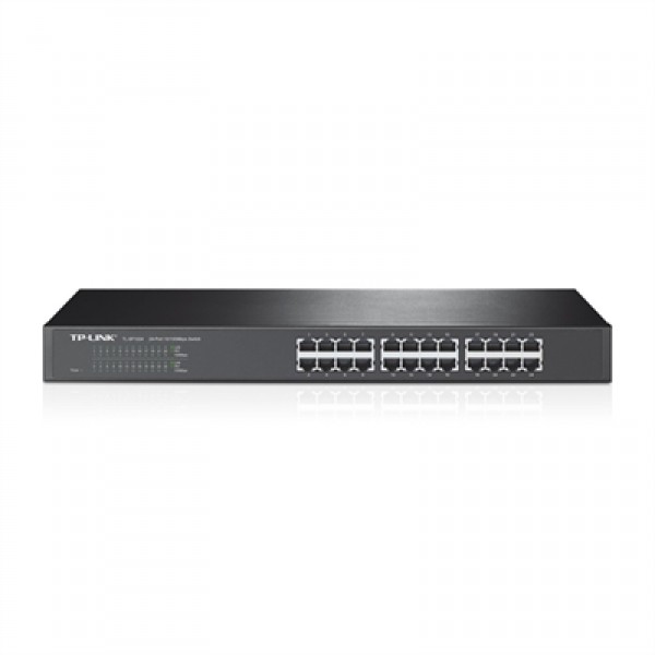 Tp-link tl-sf1024 switch 24x10/100mbps metal