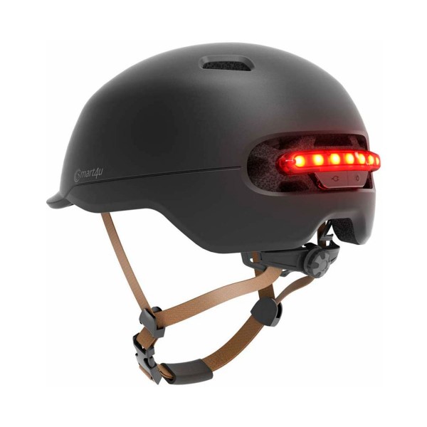 Whinck smart helmet smart4u sh50 black / casco con led trasero en talla l