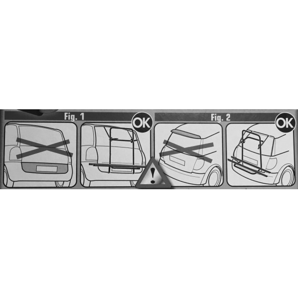 Portabicicletas trasero Steel Bike Menabo