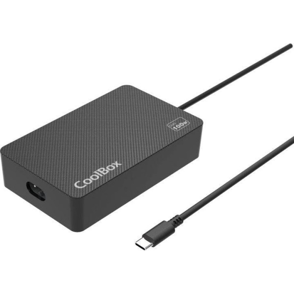 Coolbox cargador portátil gan usb-c 100w