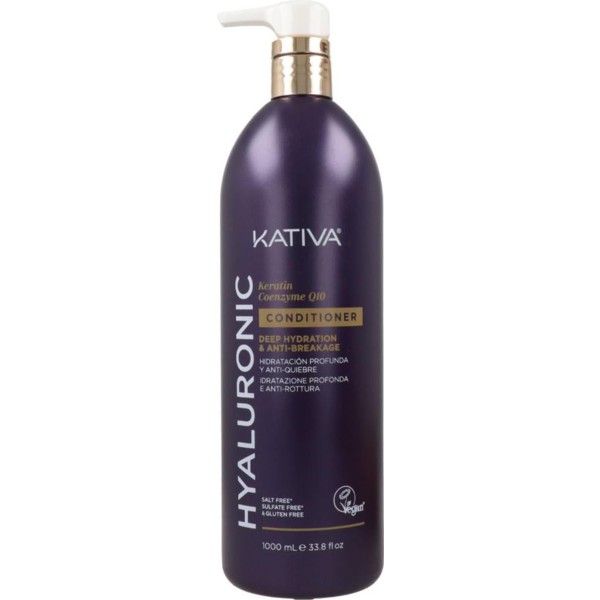 Kativa hyaluronic keratin q10 acondicionador 1000ml