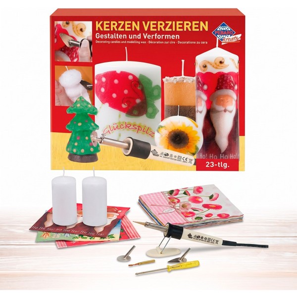 Set creativo para decorar, pintar y dar forma a las velas